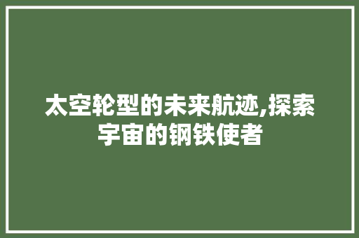 太空轮型的未来航迹,探索宇宙的钢铁使者