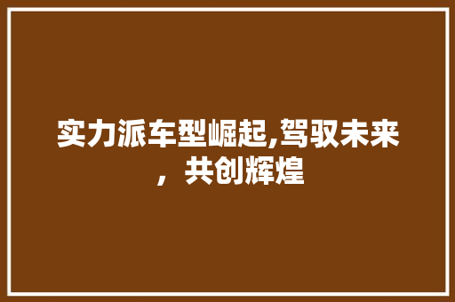 实力派车型崛起,驾驭未来，共创辉煌 车灯配件