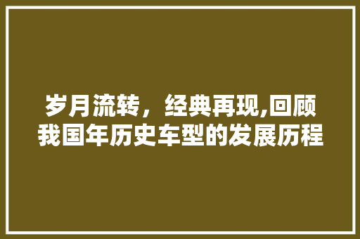 岁月流转，经典再现,回顾我国年历史车型的发展历程 车身配件