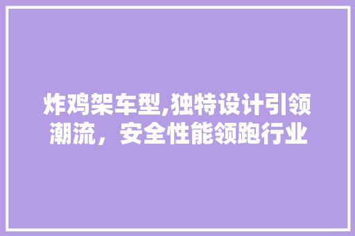 炸鸡架车型,独特设计引领潮流，安全性能领跑行业