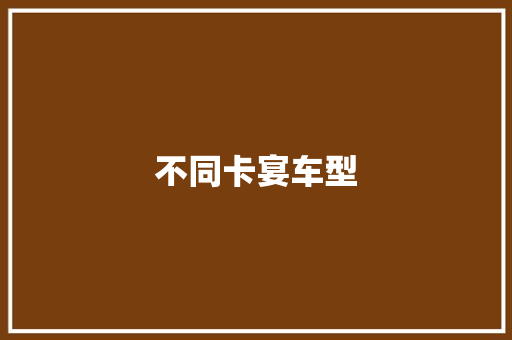 不同卡宴车型