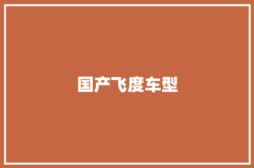 国产飞度车型