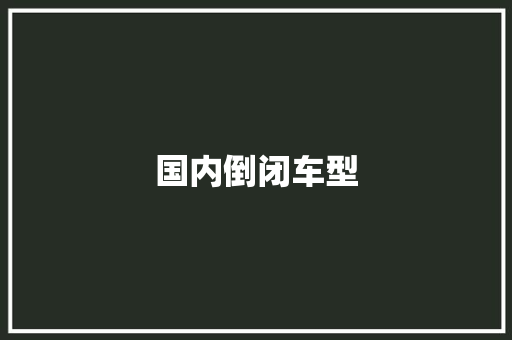 国内倒闭车型