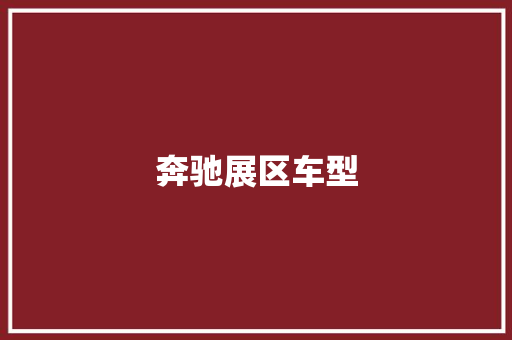 奔驰展区车型