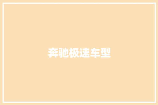 奔驰极速车型