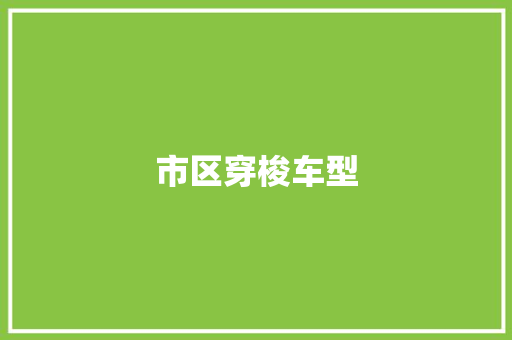 市区穿梭车型