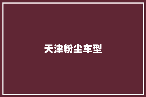 天津粉尘车型