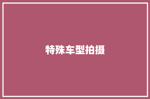 特殊车型拍摄 底盘配件