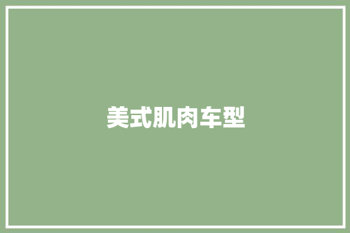 美式肌肉车型 变速箱配件