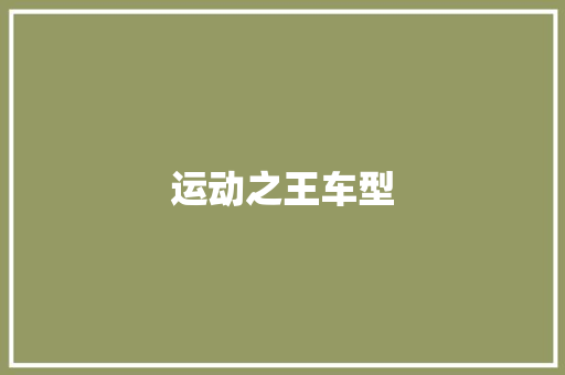 运动之王车型 底盘配件