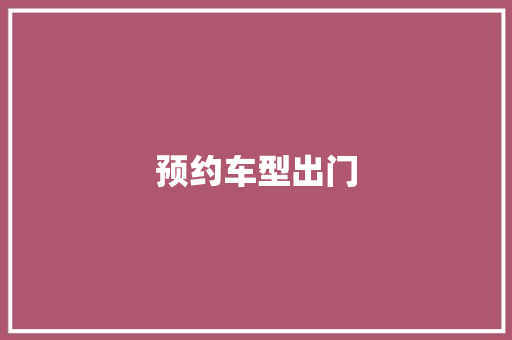 预约车型出门 车灯配件