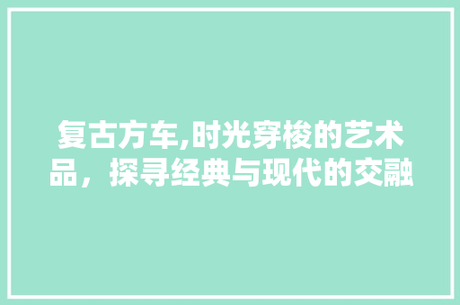 复古方车,时光穿梭的艺术品，探寻经典与现代的交融